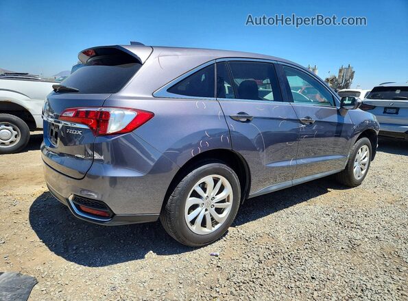 5J8TB4H38HL017153 2017 ACURA RDX Gray Задня права чверть