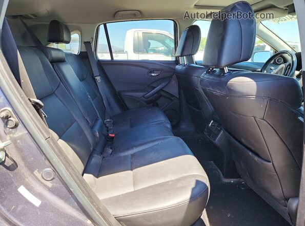 5J8TB4H38HL017153 2017 ACURA RDX Gray Вид задньої частини салону