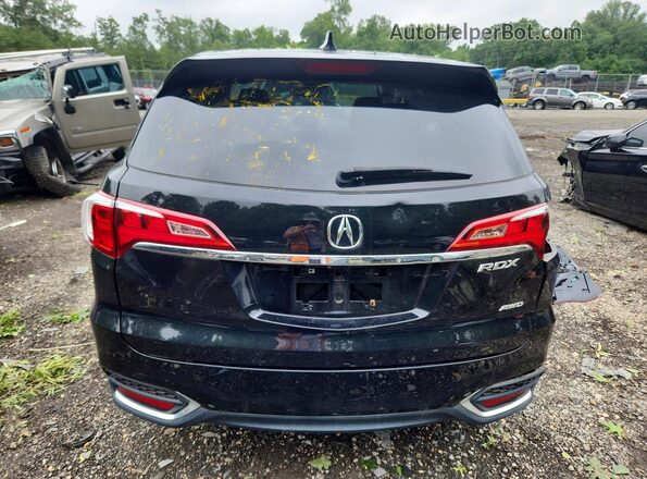 5J8TB4H38JL012668 2018 ACURA RDX Black Vista trasera