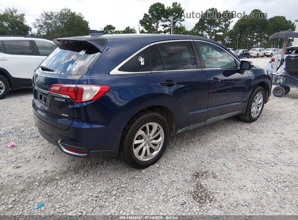 5J8TB4H54GL024648 2016 ACURA RDX Blue Հետևի աջ