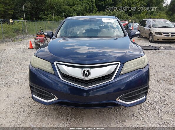5J8TB4H54GL024648 2016 ACURA RDX Blue Սարքավորումների վահանակի տեսք