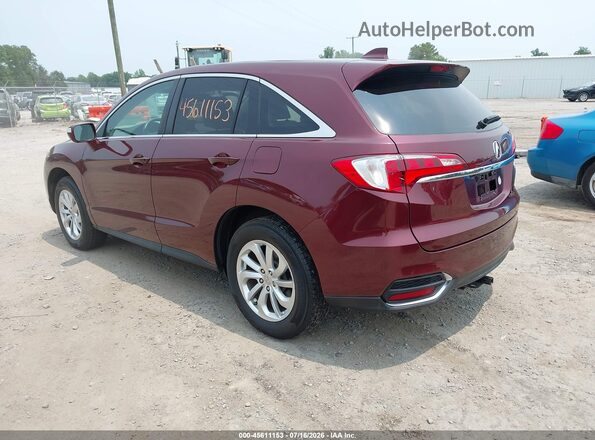 5J8TB4H55GL008765 2016 ACURA RDX Maroon Rear left