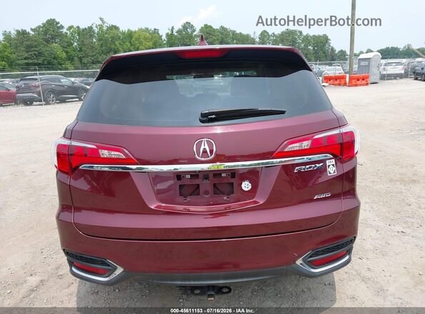 5J8TB4H55GL008765 2016 ACURA RDX Maroon 