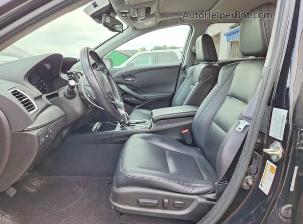 5J8TB4H55GL019846 2016 ACURA RDX Black Widok wnętrza z przodu