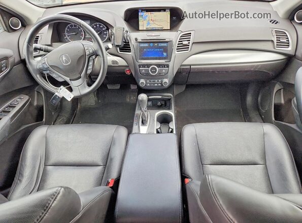 5J8TB4H55GL019846 2016 ACURA RDX Black Widok deski rozdzielczej