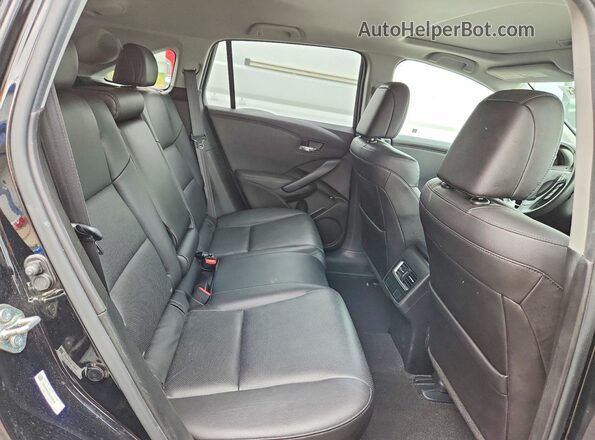 5J8TB4H55GL019846 2016 ACURA RDX Black Widok wnętrza z tyłu