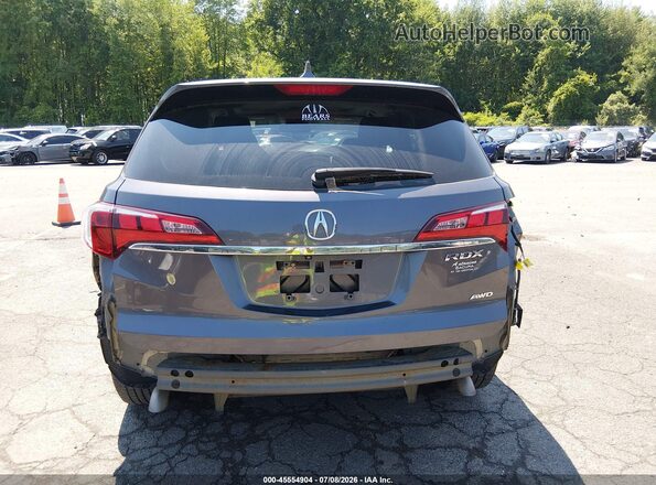 5J8TB4H56JL001055 2018 ACURA RDX Gray 