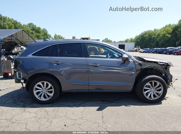 5J8TB4H56JL001055 2018 ACURA RDX Gray უკანა სალონის ხედი