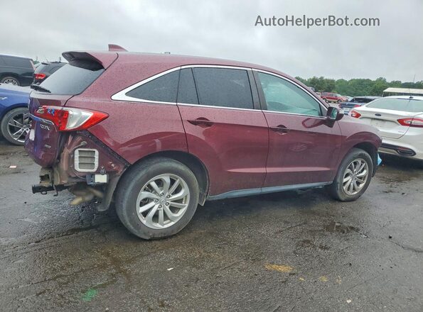 5J8TB4H57JL018270 2018 ACURA RDX Burgundy Trasero derecho