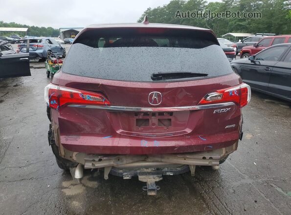 5J8TB4H57JL018270 2018 ACURA RDX Burgundy Vista trasera