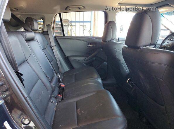5J8TB4H58GL025852 2016 ACURA RDX Угольный Вид задней части салона