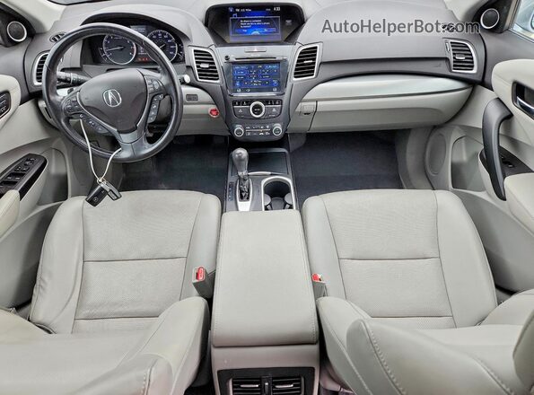 5J8TB4H72GL013486 2016 ACURA RDX Silver Առջևի վահանակի տեսք