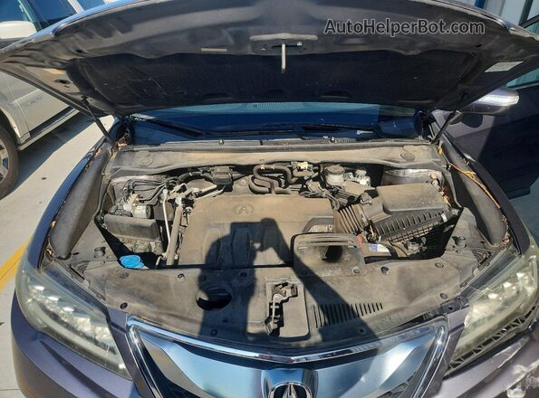 5J8TB4H72HL009505 2017 ACURA RDX Gray Vista del compartimento del motor