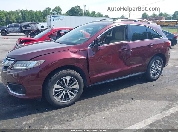 5J8TB4H73GL014601 2016 ACURA RDX Burgundy წინა ხედი