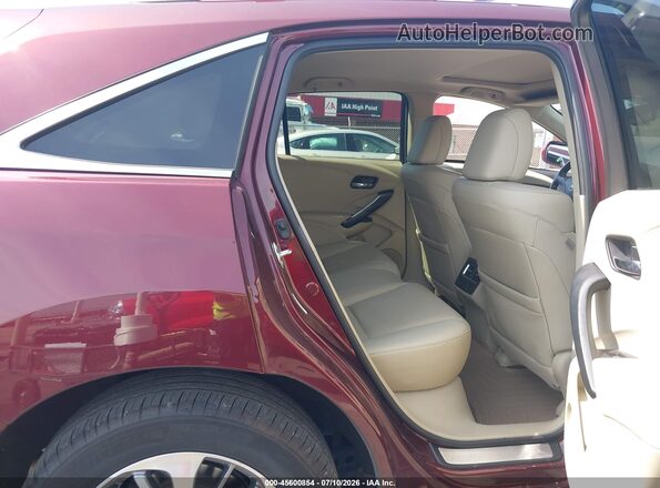 5J8TB4H73GL014601 2016 ACURA RDX Burgundy VIN კოდის სტიკერის ხედი