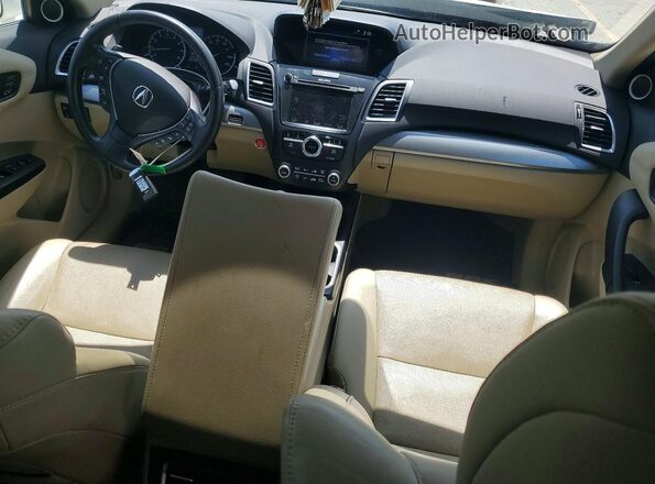 5J8TB4H79GL026980 2016 ACURA RDX White Առջևի վահանակի տեսք