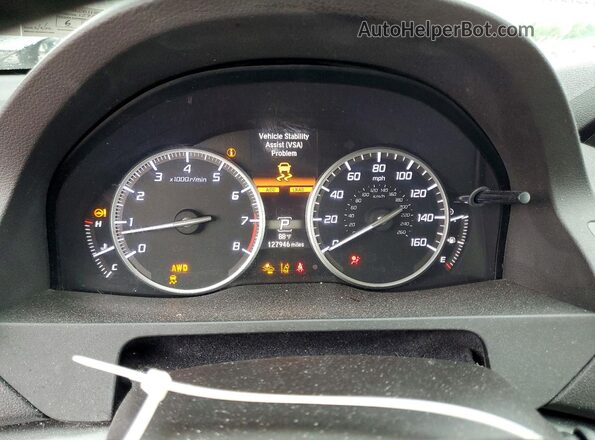 5J8TB4H7XGL001182 2016 ACURA RDX Коричневый Вид щитка приборов