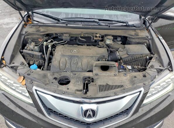 5J8TB4H7XGL001182 2016 ACURA RDX Коричневый Вид задней части салона