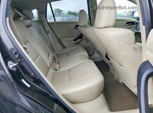5J8TB4H7XGL001182 2016 ACURA RDX Коричневый Вид задних сидений