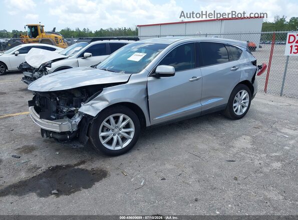 5J8TC1H30LL015580 2020 ACURA RDX Silver Առջևի ձախ երեք քառորդ տեսարան