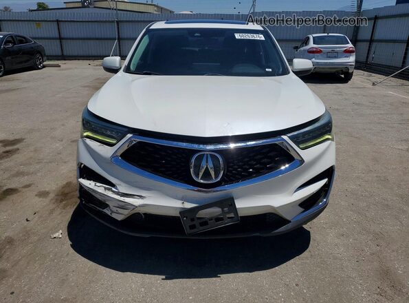 5J8TC1H31KL023024 2019 ACURA RDX White Դիմացի տեսք