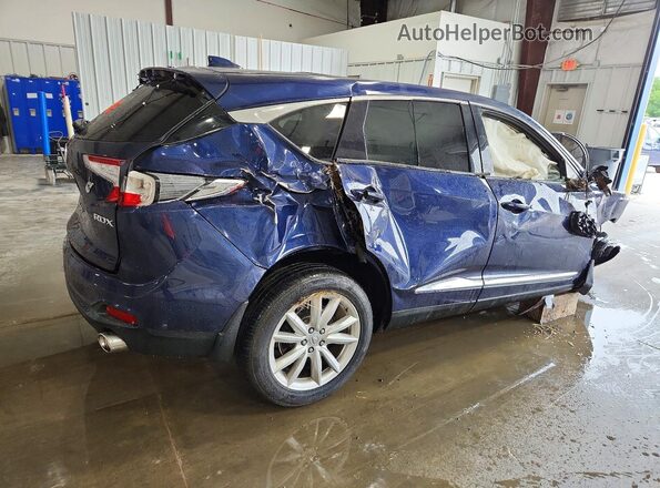 5J8TC1H32KL023632 2019 ACURA RDX Blue Задня права чверть