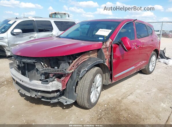 5J8TC1H3XLL010189 2020 ACURA RDX Red Առջևի ձախ երեք քառորդ տեսարան