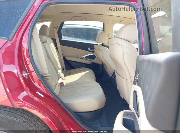 5J8TC1H3XLL010189 2020 ACURA RDX Red VIN կոդի պիտակի տեսք