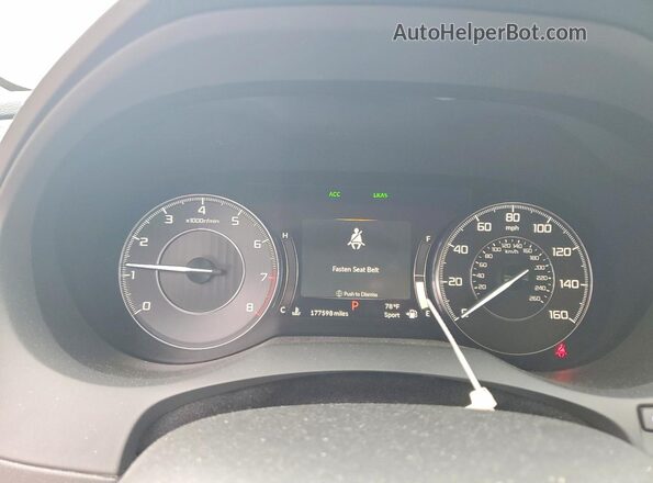 5J8TC1H52KL010879 2019 ACURA RDX White Widok zestawu wskaźników