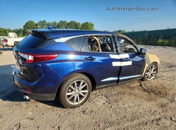 5J8TC1H52KL025656 2019 ACURA RDX Blue უკანა მარჯვენა
