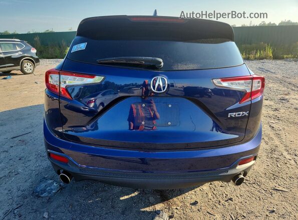 5J8TC1H52KL025656 2019 ACURA RDX Blue უკანა ხედი