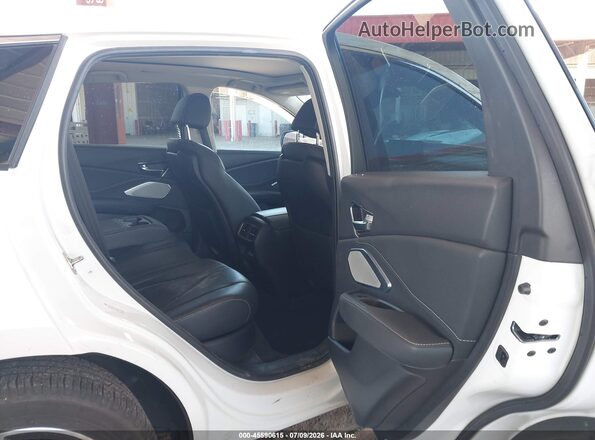 5J8TC1H52LL012892 2020 ACURA RDX White Vista de la etiqueta del VIN