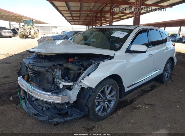 5J8TC1H52LL012892 2020 ACURA RDX White Vista tres cuartos delantera izquierda