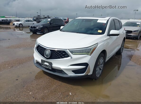 5J8TC1H55LL006553 2020 ACURA RDX White Vista tres cuartos delantera izquierda