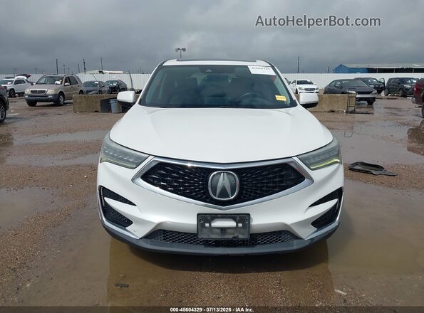 5J8TC1H55LL006553 2020 ACURA RDX White Vista del cuadro de instrumentos