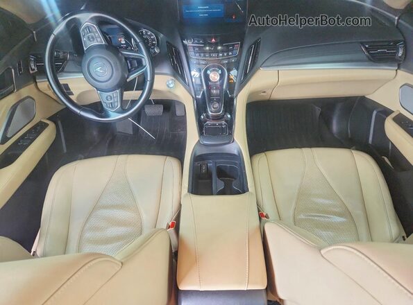 5J8TC1H58LL017112 2020 ACURA RDX White Dashboard view