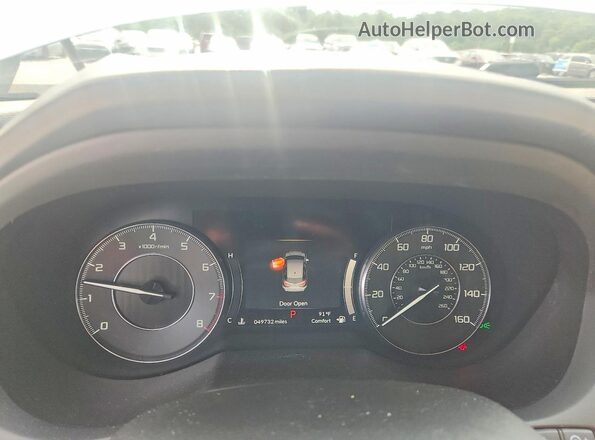 5J8TC1H58LL017112 2020 ACURA RDX White Instrument cluster view