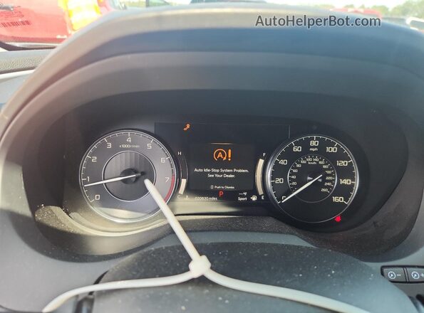 5J8TC1H58ML014440 2021 ACURA RDX White Widok zestawu wskaźników