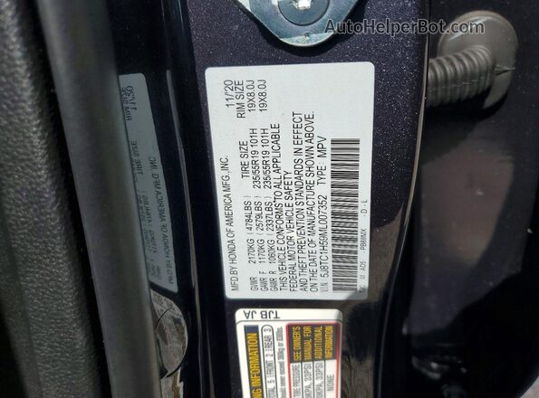 5J8TC1H59ML007352 2021 ACURA RDX Charcoal Շարժիչի բաժամունքի տեսք