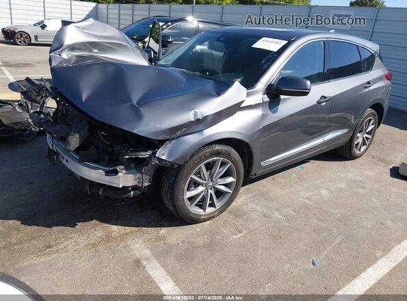 5J8TC1H59ML021073 2021 ACURA RDX Gray Vista tres cuartos delantera izquierda