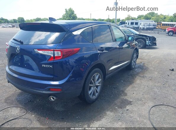 5J8TC1H5XLL000280 2020 ACURA RDX Синий Задняя правая четверть