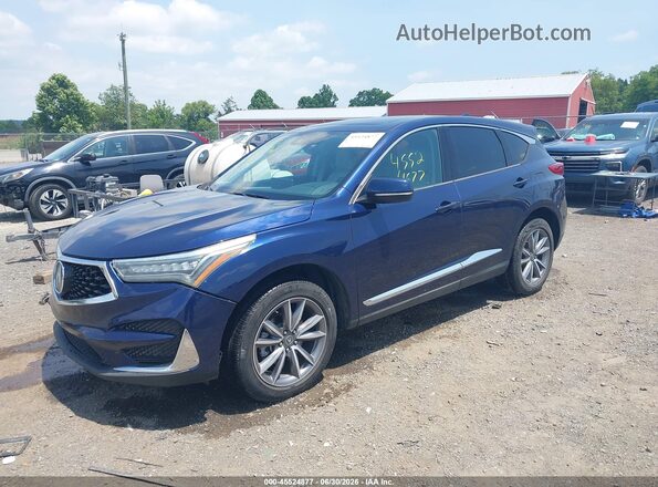 5J8TC1H5XLL000280 2020 ACURA RDX Синий Передняя левая четверть