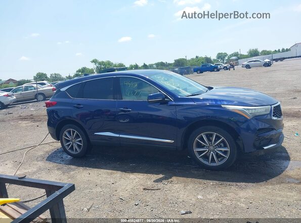 5J8TC1H5XLL000280 2020 ACURA RDX Синий Вид задней части салона