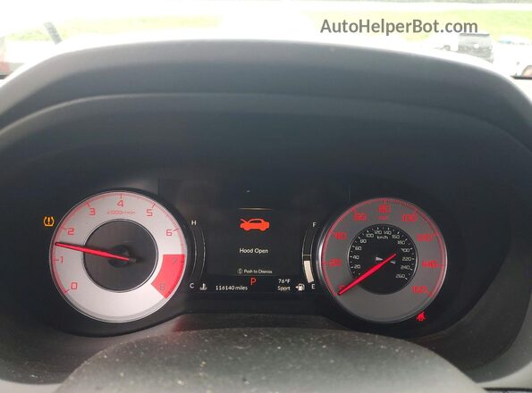 5J8TC1H60LL012236 2020 ACURA RDX White Instrument cluster view