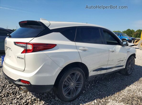 5J8TC1H63ML013334 2021 ACURA RDX White Հետևի աջ