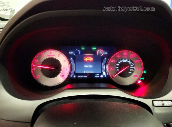 5J8TC1H63ML019070 2021 ACURA RDX Silver Instrument cluster view