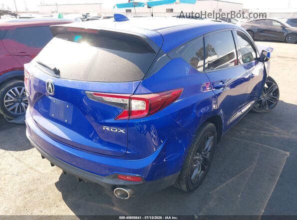 5J8TC1H66NL006265 2022 ACURA RDX Blue Trasero derecho
