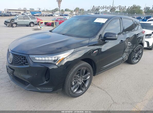 5J8TC1H66PL005782 2023 ACURA RDX Черный Передняя левая четверть