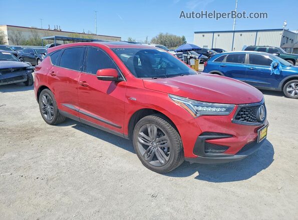 5J8TC1H68ML018514 2021 ACURA RDX Red Առջևի աջ