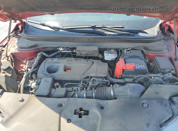 5J8TC1H68ML018514 2021 ACURA RDX Red Շարժիչի բաժամունքի տեսք